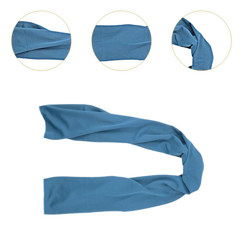 Toalla De Microfibra Que Absorbe El Sudor Para Azul