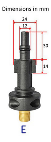 3 X 1/4 Pulgadas De Conexión Rápida Adaptador De Multi Mi