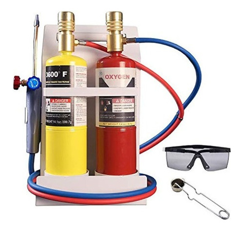 Kit Antorcha Oxigeno Mapp Con Medidor De Presion