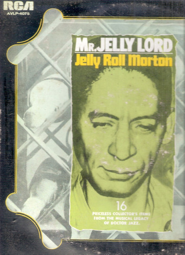 Jelly Roll Morton: Mr. Jelly Lord / Lp Rca Victor Nacional