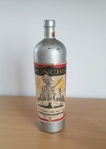 Botella Decorativa - Ponche Capitan De Castilla (Usado)