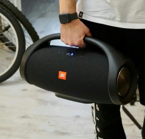 Caixa De Som Boombox Portátil Com Bluetooth Grande 35cm 20w