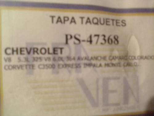 Empacadura Tapa Taquetes Ps-47368/chevrolet V8 Avalanche