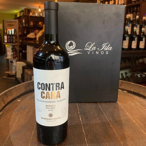 Imagen 3 de 10 de Vino Contracara Reserva Malbec Caja X6 Cosecha 2020 Premiado