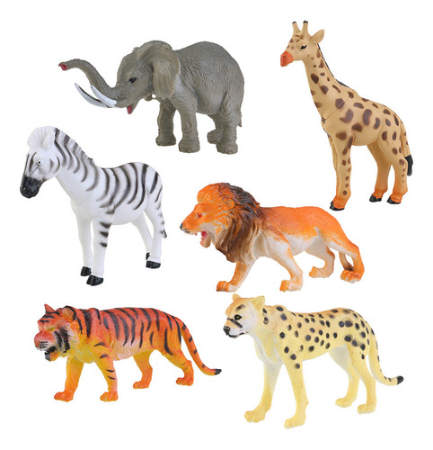 Nuolux, Modelo De Plástico, Tigre, Leopardo, León, Jirafa, C