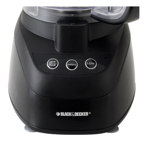 Procesador de alimentos Black+Decker PowerPro FP2500B 500W negra 127V