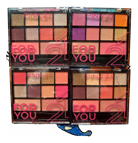 Paleta Sombras + Rubor For You Pink 21. Sellada Original