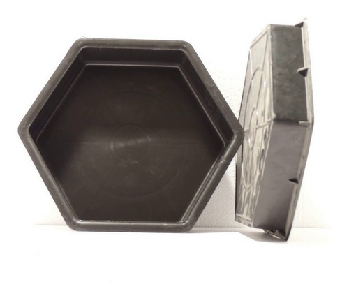 Forma Molde Hexagono Bloquete De Cimento Jardim 25x25x06