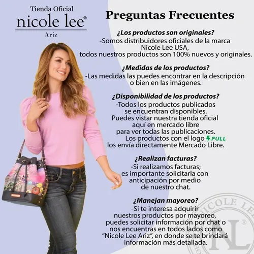 Carteras nicole lee online al por mayor
