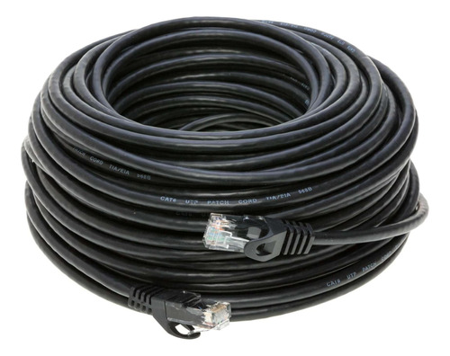 Cables Direct Online Black 100ft Cat6 Cable De Red Ethernet 