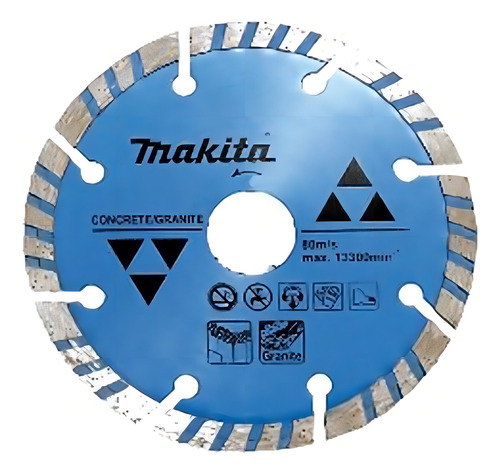 Disco Diamantado Makita Segmentado 180mm Seco Para Esmerilha