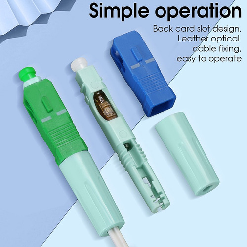 Conector Fibra Optica Sc Upc Para Ftth Herramientas Redes