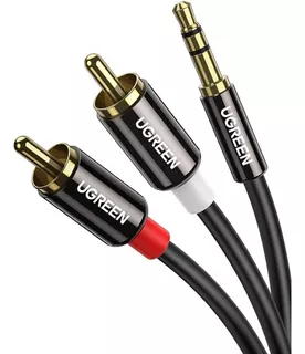 Cable De Audio 3.5mm Macho A 2 Rca Ugreen De 5 Metros