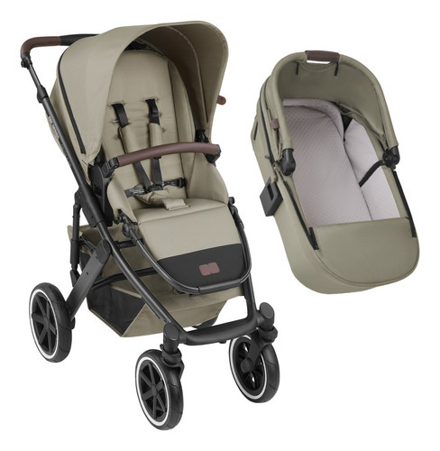 Carrinho Bebê Passeio Moisés Fechamento Simplificado Salsa 4 Cor Verde