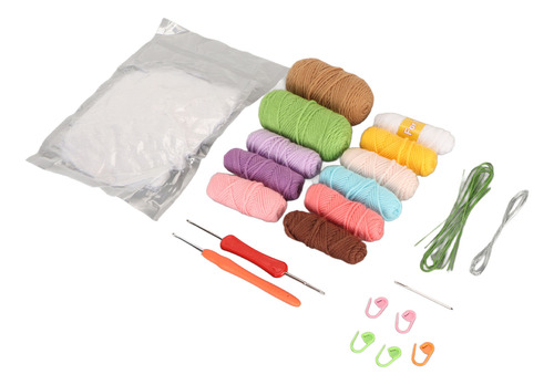 Kit De Ganchillo Para Principiantes, Educativo Y Colorido, M