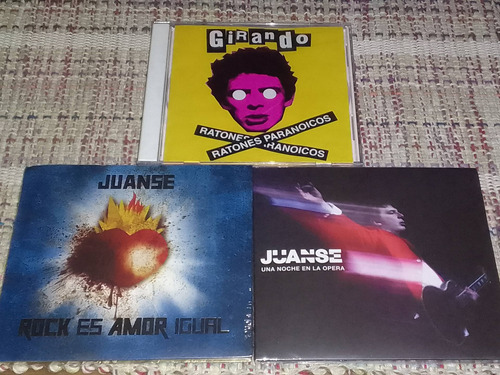 Ratones Paranoicos / Girando / Juanse Cd Nuevo Cerrado