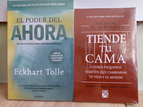 Imagen 1 de 1 de El Poder Del Ahora + Tiende Tu Cama