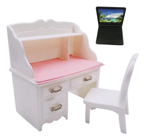 5 Juego De Muebles De Escritorio En Miniatura Para 5 Piezas
