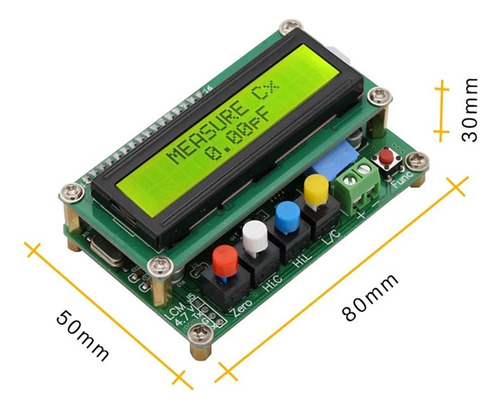 Medidor Digital De Capacitancia, Capacitancia L/c, Medidor L