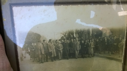 Lote De 2 Antiguas Fotos Marcos Funeral Cepelio Cajón Muerto (Usado)
