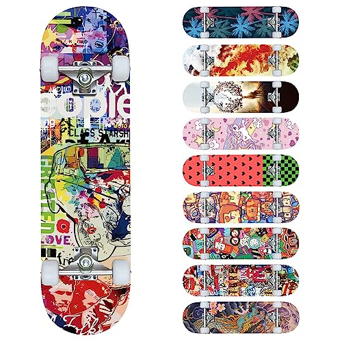 Skateboards Para Principiantes, 32 X8  Inch Standard Skate