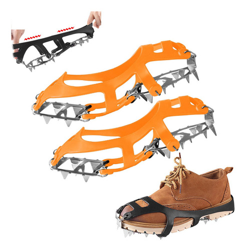 Clavos For Zapatos, Clavos For Hielo For Botas M 34 Naranja