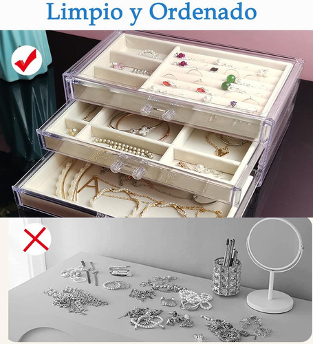 Joyero Para Mujer, Joyero Organizador Acrílico,cajas Para