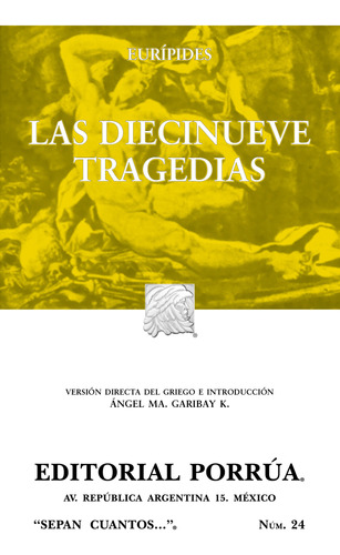 Diecinueve Tragedias, Las     (sc024) Euripides   Porrua