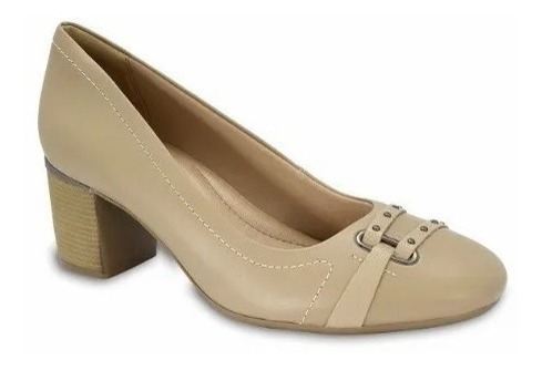 Sapato Scarpin Comfortflex 1867302 Preto Avelã Promoção | Mercado Livre