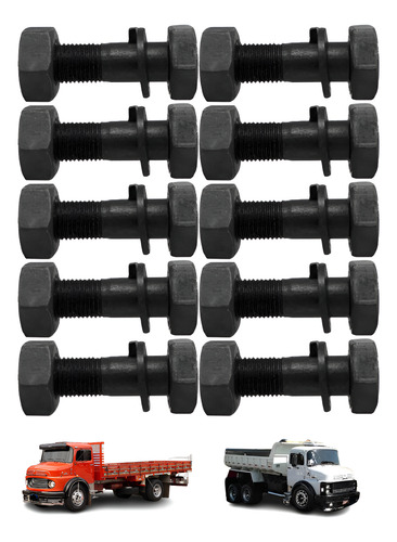 Kit 8 Parafuso Cardan Mb 1113 1313 1513 1518 2013 Completo