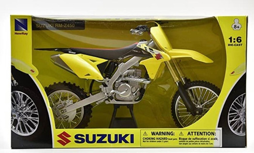 Suzuki Rm-z450 Motocross Newray Escala 1/6