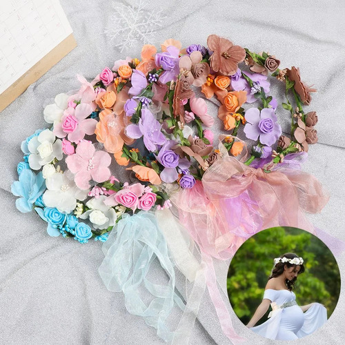 Nuevo Diadema Con Forma De Corona De Flores For Boda,