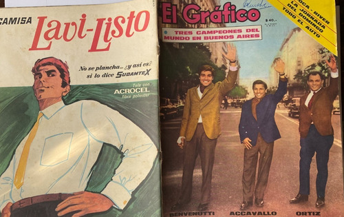 Revista Antigua El Gráfico N° 2425 Fútbol 1966 Cb