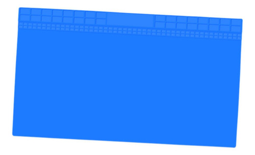 Silicone Soldering Pad Repair Work Mat For Laptops Blue