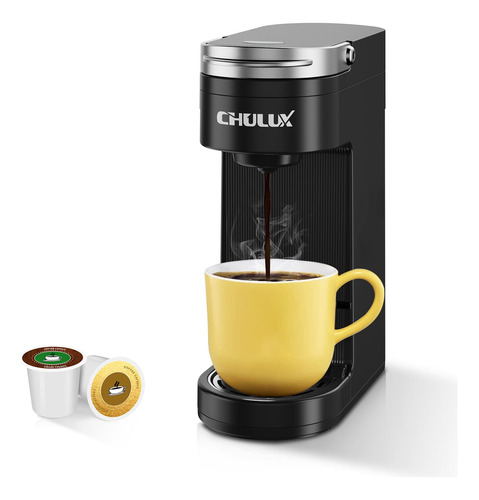 Chulux Cafetera De Una Sola Porcion Para Capsulas K-cup Y Ca