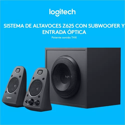 Combo Logitech 2.1: Altavoces Z625 Thx / Optical + Bluetooth