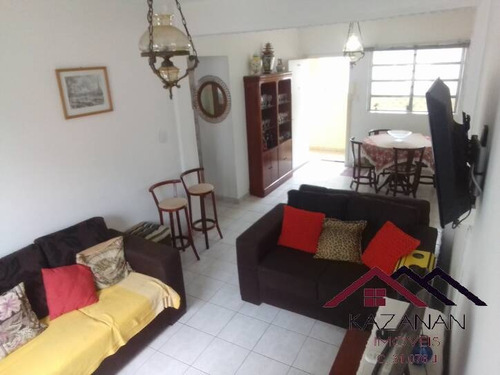 Imagem 2 de 15 de Apartamento 1 Dormitório - Vista Mar - Gonzaga Santos - 1649