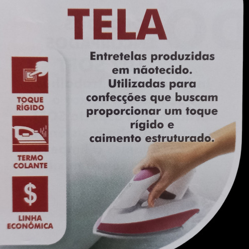 Entretela Dar Firmeza /estrutura Ao Tecido 2 Metros X 90cm .