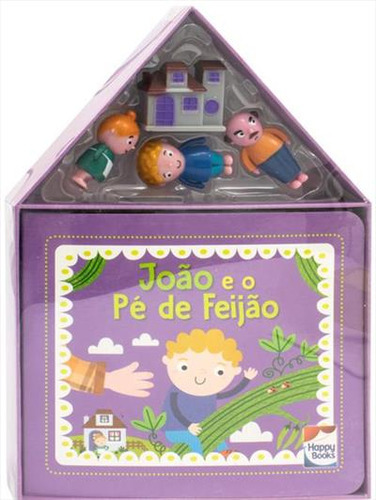 Livro-casinha De Contos: Joao E O Pe De Feijao - 1ªed.(2023), De Mammoth World. Editora Happy Books Br, Capa Dura Em Português, 2023