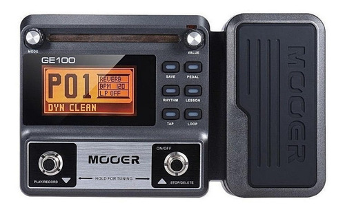 Pedal de efeito Mooer GE100 preto
