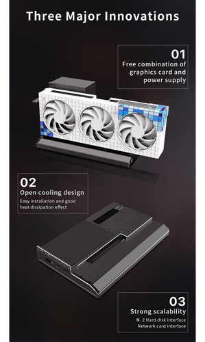 Gpu Cinete Para Las Computadoras Portátiles De Thunderbolt 3