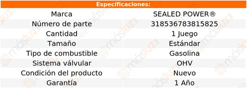 Bujes Árbol Levas Std Ford E-250 Cw L6 4.9l 83/91 Sp