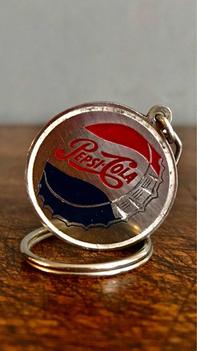 Antiguo Llavero Publicidad De Refresco Pepsi Cola Años 50s !