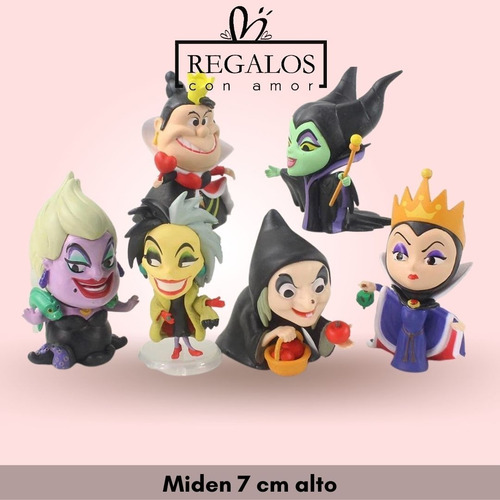 Imagen 3 de 4 de Cruella De Vil Malefica La Reina Grimhilde Villanas Disney