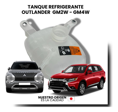 Tanque Refrigerante Mitsubishi Outlander Gm2w - Gm4w