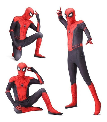 Disfraz Traje Spiderman Cosplay Adulto Hombre Araña 