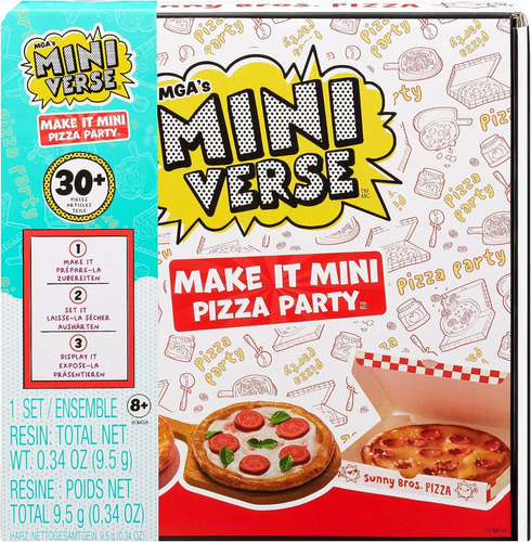 Miniverse Make It Food Pizzeria Haz Tu Mini Pizza 30 Pzs