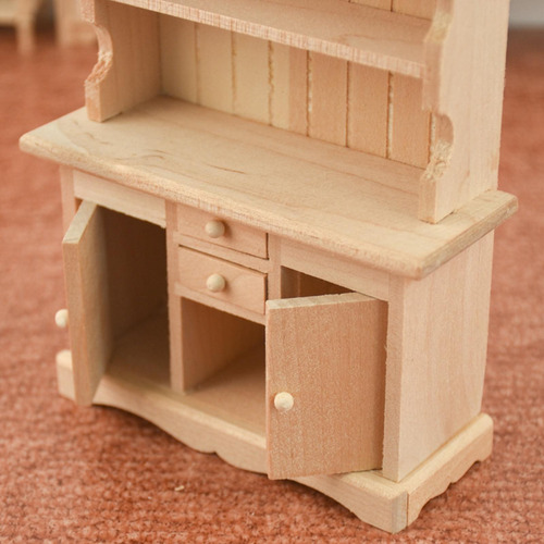 1/12 Casa De Muñecas En Miniatura Librería Madera, Paisaje
