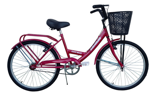 Bicicleta Rodado 24 Full Ruedas Anchas Con Portaequipajes