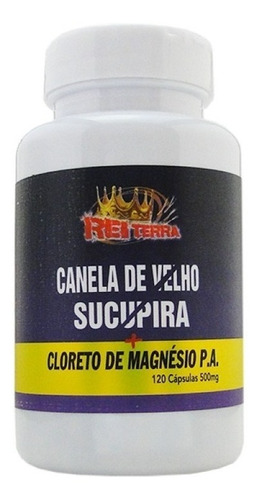 Canela De Velho + Sucupira + Cloreto De Magnésio Pa 120 Caps